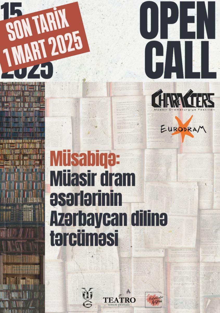 Müasir dram əsərlərinin Azərbaycan dilinə tərcüməsi ilə bağlı müsabiqənin vaxtı uzadılır